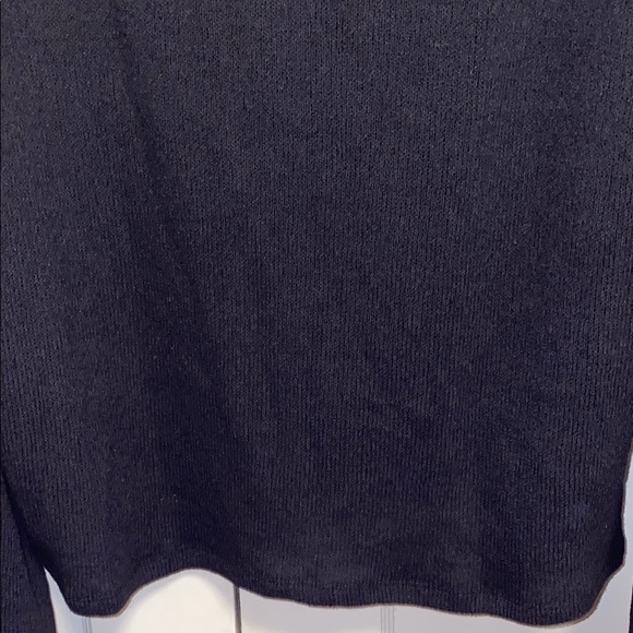 H&M Medium Black Wide Neck Long Sleeve Top - Picture 5 of 12